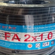 50m Dây Fadaco tròn xám FA 2x1.0 2x1.5