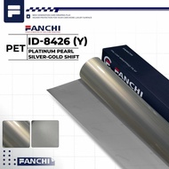 152CM FANCHI ID-8426 Y scotlet Sticker Pearl silver gold shift PET 152CM per meter