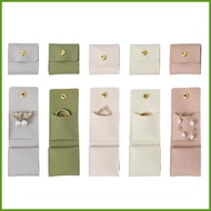 Jewelry Travel Pouch 3 Pieces Portable Foldable Storage Ring Bag Travel Jewelry Holder for Women Gir