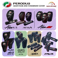 PERODUA Gear Knob Handbrake Cover MYVI AXIA BEZZA ATIVA ALZA Accessories Accessori Lagi Best Icon SE