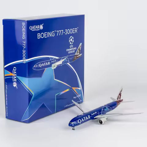 73084 Alloy Collectible Plane Gift NG Models 1:400 Qatar Airways Boeing B777-300ER Diecast Aircraft 