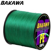 BAKAWA 4 Strands Fishing Line 300M Braided Fishing Line PE Braid Lines Lake Braided Fishing Line Fis