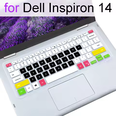 Keyboard Cover for Dell Inspiron 14 2 in 1 7445 7441 7440 7435 7430 7425 7420 7415 7405 7400 7472 Si