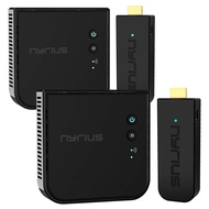 Nyrius Aries Pro+ Wireless HDMI Video Transmitter & Receiver to Stream 1080p Video up to 165ft from 