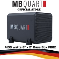 MB Quart 8" x 2" Bass Box Active SubWoofer 4100 Watts Woofer Built in Amplifier With Box F802