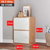 Kệ gỗ đa năng Kệ tổ ong có tủ - Nhiều Tầng Phong Cách Hiện Đại Tiện Dụng Decor HD STORE