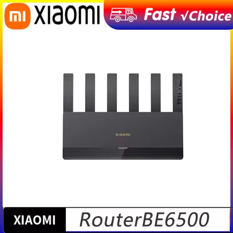 Xiaomi Router BE6500 Quad Nucleus Wifi7 6500Mbps 2.5GEthernet Port Dual Frequency 2.4/5GHz 6 Indepen