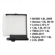 Nissan Latio, Grand Livina, Sylphy G11 and NV200 Air Cond Cabin Filter
