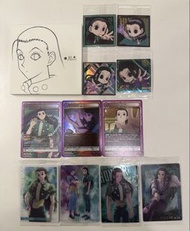 全新Hunter x Hunter全職獵人伊路米伊爾謎基路亞奇犽大哥祖迪暗殺家族Union arena SR卡餅卡超閃餅貼稀有食玩Bandai萬代菓子卡周邊一番賞帆布畫