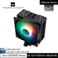 Thermalright TL-AS120 VISION ARGB 1.54-inch LCD display CPU Air Cooler radiator 4 heat pipes PC Cool