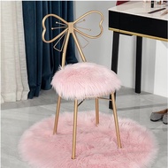 【Top-Rated Product】 White Fluffy Carpet Soft Faux Rug Furry Chair Seat Pad Floor Mat Sofa Cushion