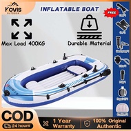 【Kovis】Intime Kayaking - 4 Person PVC Rubber Inflatable Boat Thickened Portable Kayak Fishing Boat R