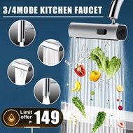 Faucet Waterfall Kitchen Gripo Stainless Faucet Sink Faucet Kitchen Wall Mounted 3 in 1 Water Tap