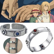 Anime Howl's Moving Castle Cosplay Ring Hayao Miyazaki Sophie Howl Costumes Unisex Metal Rings Jewel