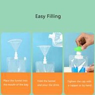 Coffee Liquid Packing Bags, Portable Beverage Pouches, Juice Bags, Vertical Drink Containers For Col