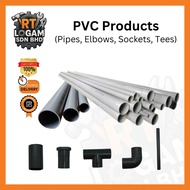 PVC Pipe Fitting Class D 40/50 mm Paip PVC Connector Socket Elbow Tee Socket Pipe PT Elbow