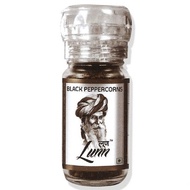 ลุนน์ เม็ดพริกไทยดำ ในขวดบด 50 กรัม - Lunn Black Peppercorn Grinder 50g