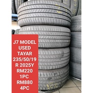 USED TAYAR 235/50R19 J7 KUMHO MODEL 235/50/19 (11000k DALAM) RM220 1PC HARGA TIRE