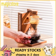 Magicstore Electric Pour Over Coffee Machine 300ml Foldable Book Shaped Drip Maker with 400W Stable 
