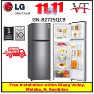 LG GN-B272SQCB  2 Door Inverter Refrigerator 272L Fridge Peti Sejuk New GNB272SQCB Free Installation