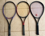 Wilson 網球拍 X2 +  Pro Kennex 網球拍 X1 3支二手網球拍 清屋出售 HK$100.00 3支
