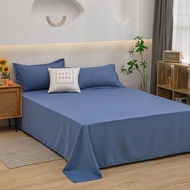 Abram8 Bed Sheets Cotton Flat Sheet Bedsheet Size Linens