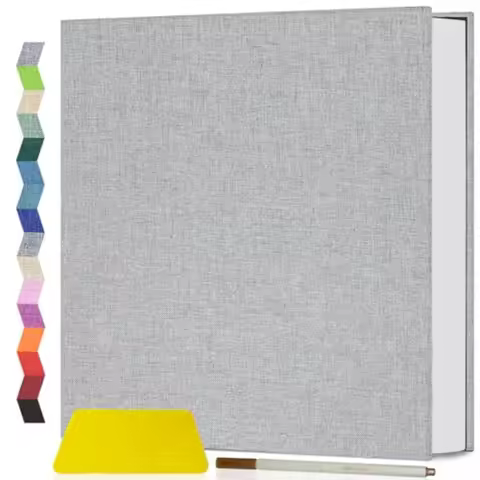 Photo Album Self Adhesive Scrapbook Album for 4x6 5x7 8x10 Pictures DIY Photo Book as Scrapbooking S