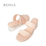 Bonia Sand Corinna Mule Sandals | Kasut Sandal