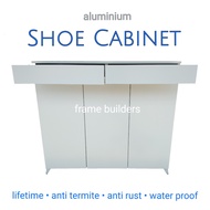 Shoe Cabinet/Shoe Cabinet Aluminum/Shoe Cabinet With Leg/Shoe Rack Storage/Shoe Organizer/Kabinet Kasut