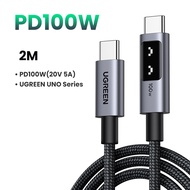UGREEN Uno 100W Type C Fast Charging Cable E-Marker for iPhone 16 15 Series Samsung S24 S23 Ultra iP