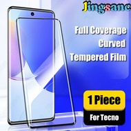 Jingsanc cho TECNO Spark 20 Pro +/Spark 20 Pro Plus cường lực cong Mặt kính bảo vệ màn hình bọc hoàn