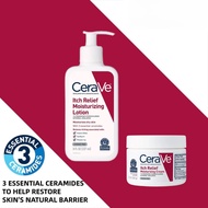 Cerave Itch Relief Moisturizing Lotion & Itch Relief Moisturizing Cream Moisturizes Dry Skin