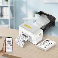 Thermal Printer for Order & Bill Printing, USB & Bluetooth A7 (75*100) Sticker Shipping Label Barcod