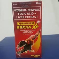 Bexan XP 10ml Vitamin B Complex, C, Folic Acid, and Iron, promoting muscle development and disease