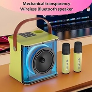 SOONBOX S3000 ลำโพงปาร์ตี้กำลังสูง 40W ลำโพงปาร์ตี้คาราโอเกะแบบพกพาไฟสีสันสดใสเบสหนักพร้อมไมโครโฟนไร