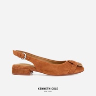 KENNETH COLE รองเท้าส้นแบนผู้หญิง รุ่น ATHENA PECAN สีน้ำตาลเข้ม ( FLT - GS23ATH02-282 )