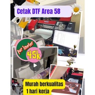 DTF PrintingJasa Custom Screen Printing Per Meter Width 60cm High Quality 8 Pass Cheap Per Meter Scr