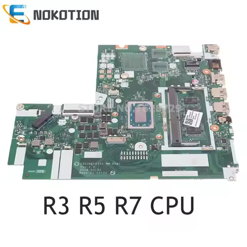EG534 EG535 NM-B681 MAIN BOARD For Lenovo IdeaPad 330-15ARR Laptop Motherboard With R3 R5 R7 CPU DDR