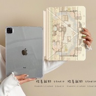 Detachable Y-Fold Bear Party iPad Protective Case for pro 11/13 Air 7/6 10 Generations 10.9 9 Genera