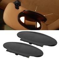 2Pcs Black Car Front Sun Visor Sunvisor Mirror Cover Fit for Porsche 911 996 997 Cayman Boxster 986 