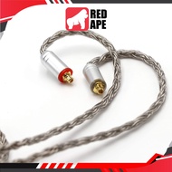Tripowin Zonie In-Ear Monitors Upgrade Cable: 3.5mm 16 Core Silver Plated IEM Replacement Cable (Zon