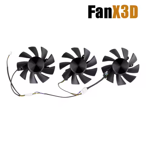 75MM Cooling Fan For ZOTAC GeForce GTX 1660 RTX 2060 3060 Super Ti X-GAMING OC3 PRO Graphics Video C