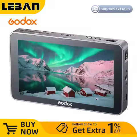 Godox GM6S Pro 5.5 Inch 10W 4K Ultra Bright Camera Monitor DSLR 3D LUT Touch Screen IPS FHD 1920x108