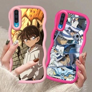 MERAH A-25 Detective Conan Casing for Samsung A50 A30 A50S A11 A30S A20S M11 black red Pink Case