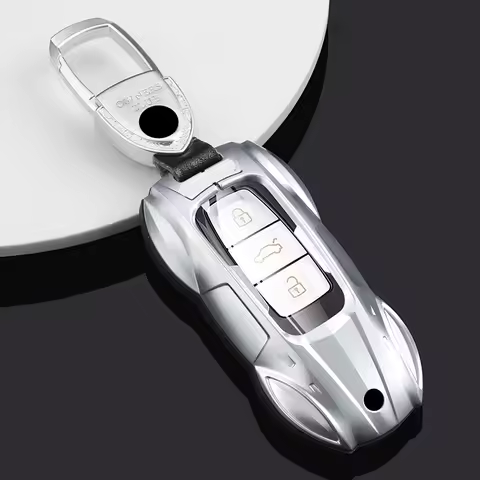 Metal Car Remote Key Cover Case Holder shell Fob For Audi New A3L A4L A5 A6L A7L Q4 e-trom Q5 Q6 Q7 