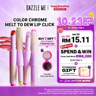 [MESTI BELI] DAZZLE ME Color Chrome Melt to Dew Lip Click SPF25 PA+++ Lip Balm Jelly Lipstick Pen 2g