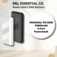 PAVAREAL PB100 120W Fast Charge 10000 mAh Powerbank | 80% FULL in 40mins | Compatible with Apple, OP