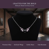 Peacellow   Vintage Goth Devil Heart Barbed Wire Choker Nelace Punk Hip Hop Adjustable Jewelry for G