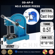 Arbor Press No.0/1/2 Punch Press Machine for Staking & Riveting | 3 Months Warranty