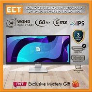 (DEMO SET) Dell UltraSharp 34 WQHD IPS Curved LED Monitor - U3415W (3440 x 1440 Resolution)